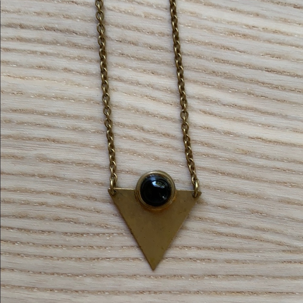 Garnett Jewelry Brass necklace